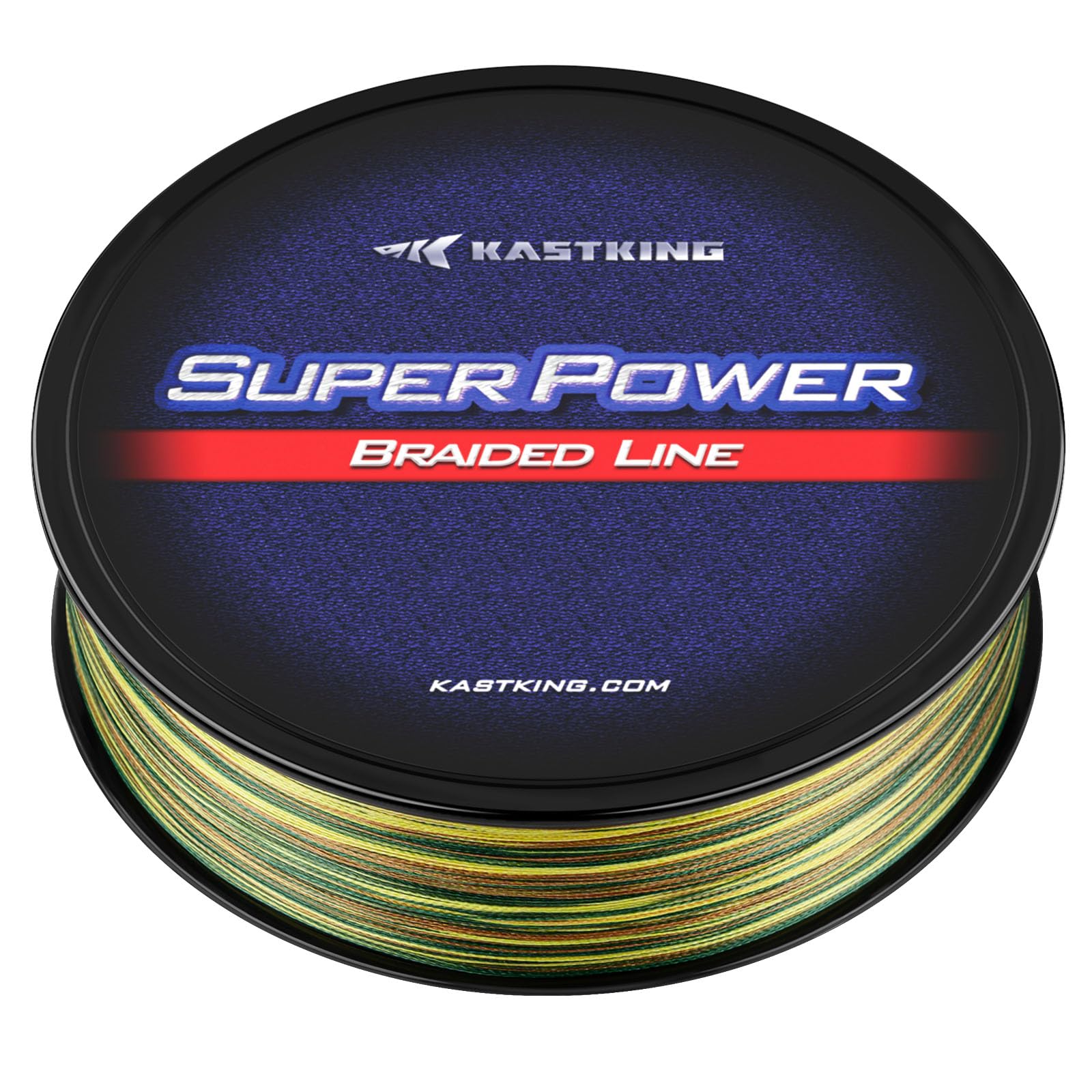 KastKing Superpower Braided Fishing Line, Camo, 80 LB, 500+47 Yds(8 Strands) Image