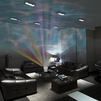 Amazon Com Gideon Soothing Ocean Wave Projector Led Night Light