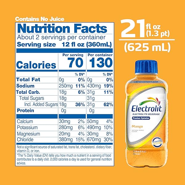 ELECTROLIT 12 PACK (MANGO)