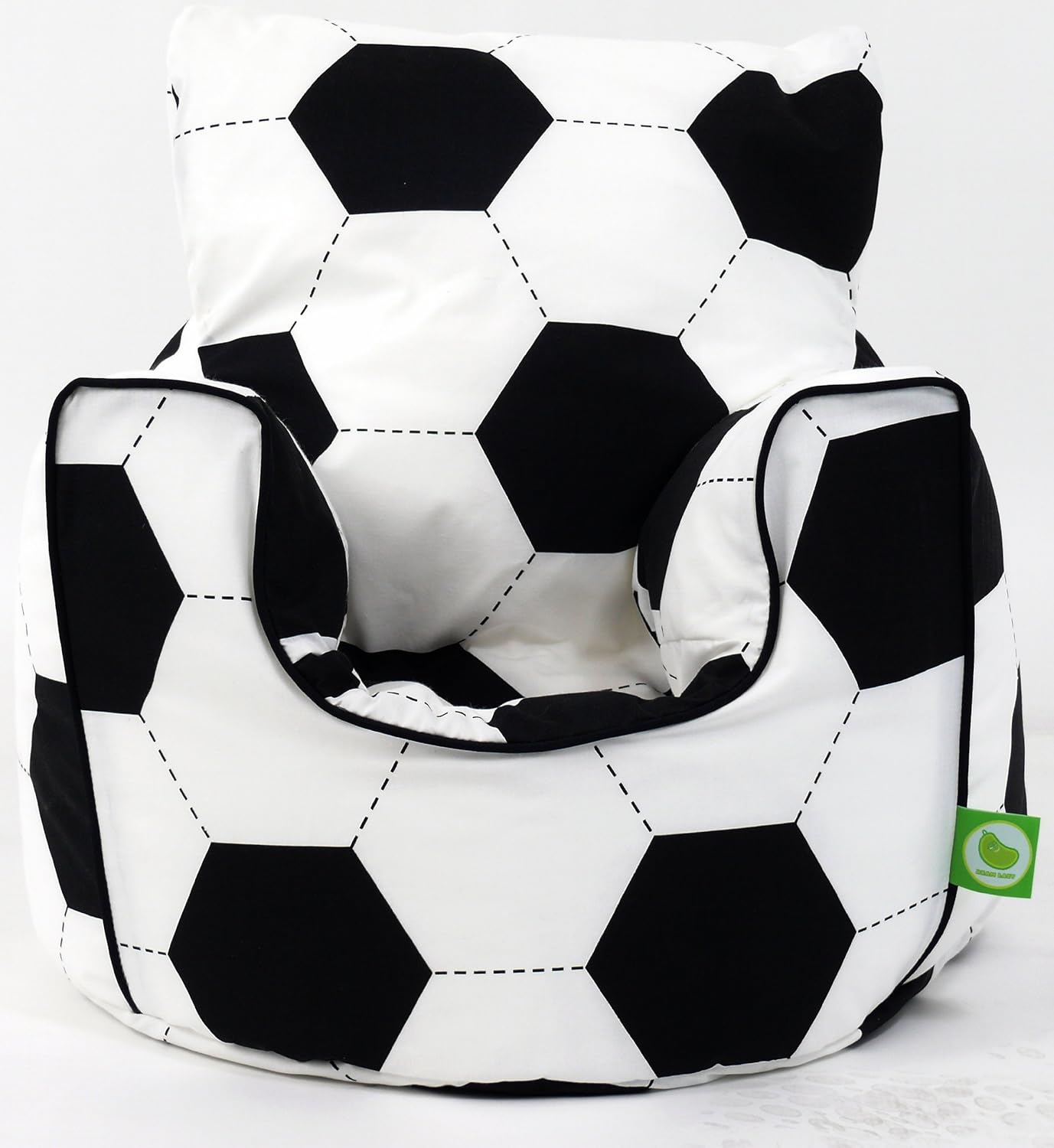 Cotton Football Bean Bag Arm Chair with Beans Amazon.co.uk Kitchen & Home