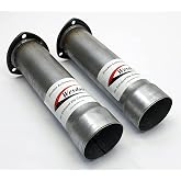 Header Collectors 2.50 inch Flange to 2.50 Inch OD Steel Pair of Wesdon Collector
