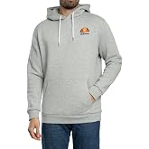ellesse Men's Logo Pullover Hoodie, Light Grey
