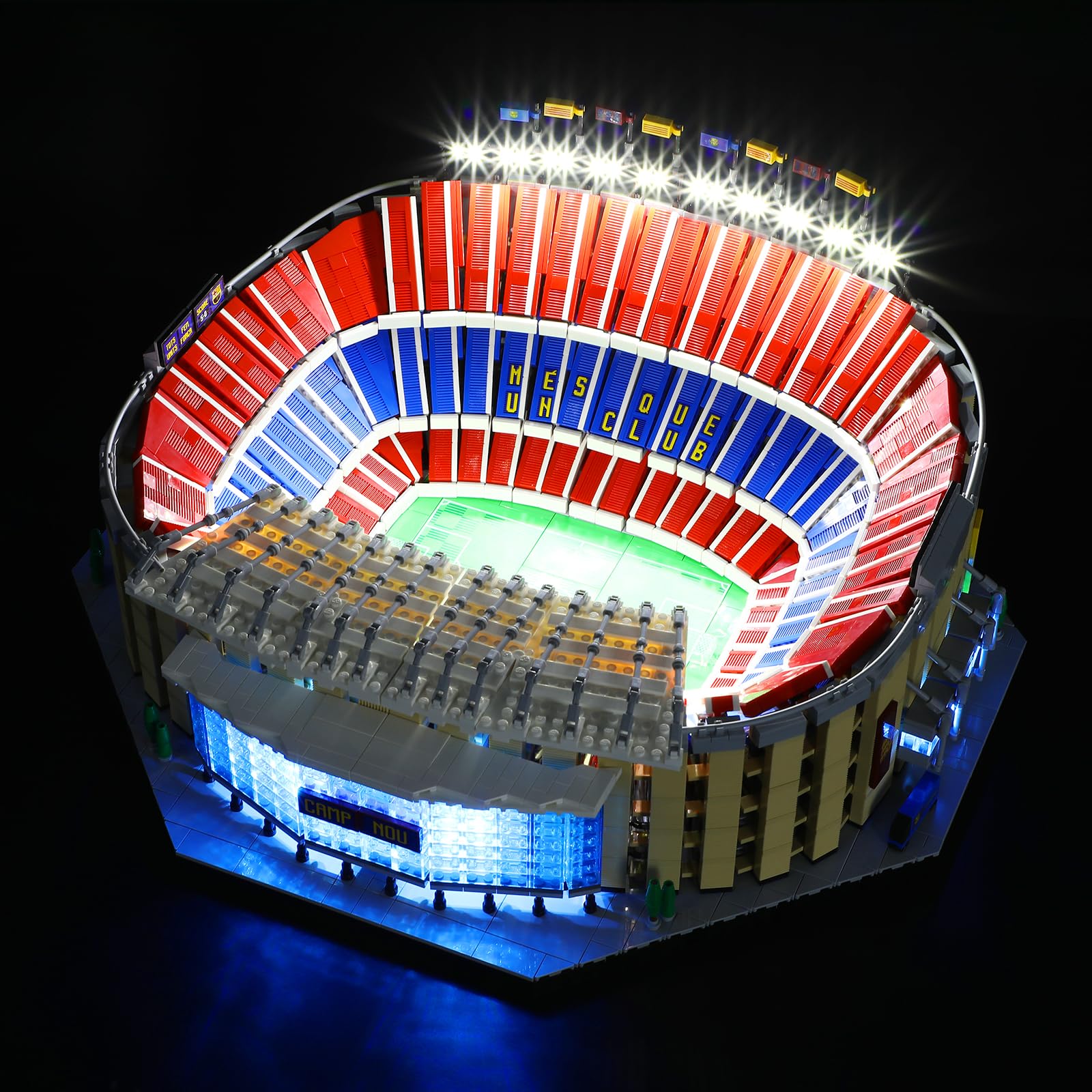 MENZAVA LED Light Set Compatible with LEGO 10284 Camp Nou – FC Barcelona Icons Building Blocks Model - Model Set NOT Included