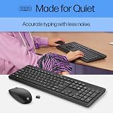 HP 230 Wireless Keyboard and Mouse Combo 2.4 GHz USB Receiver 1600 DPI Black view 2