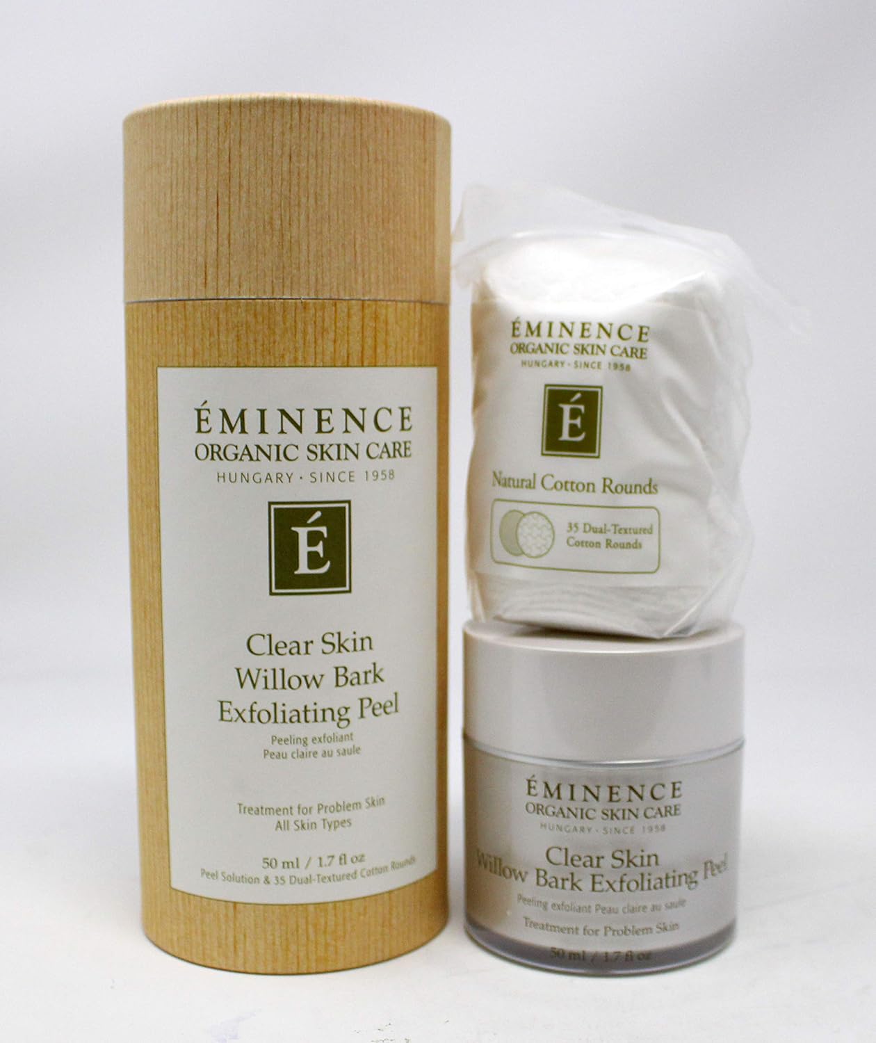 eminence clear skin willow bark exfoliating peel