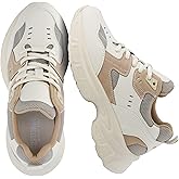 CUSHIONAIRE Women's Strike Chunky Sneaker +Memory Foam, Wide Widths Available