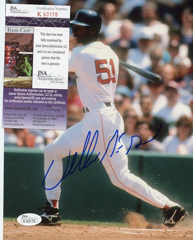 Willie Mcgee Autographed Photo - #51 8x10 K 63178 - JSA Certified - Autographed MLB Photos at 
