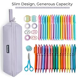 Ralnitote Small Pencil Pouch with 180° Open