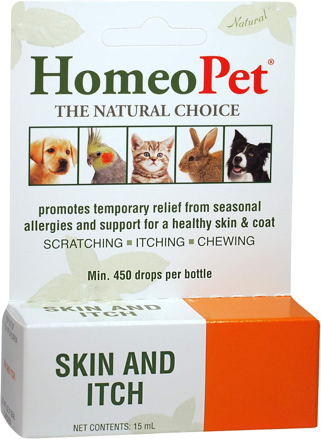 HomeoPet Skin & Itch Relief, 15 ml : Pet Itch Remedies : Pet Supplies