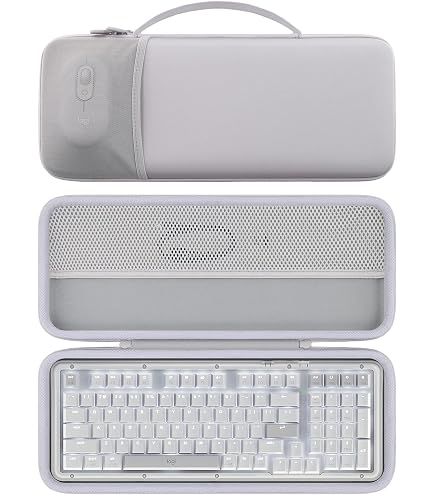 Logitech Teclado mecânico sem fio Alto Keys K98M – Off White