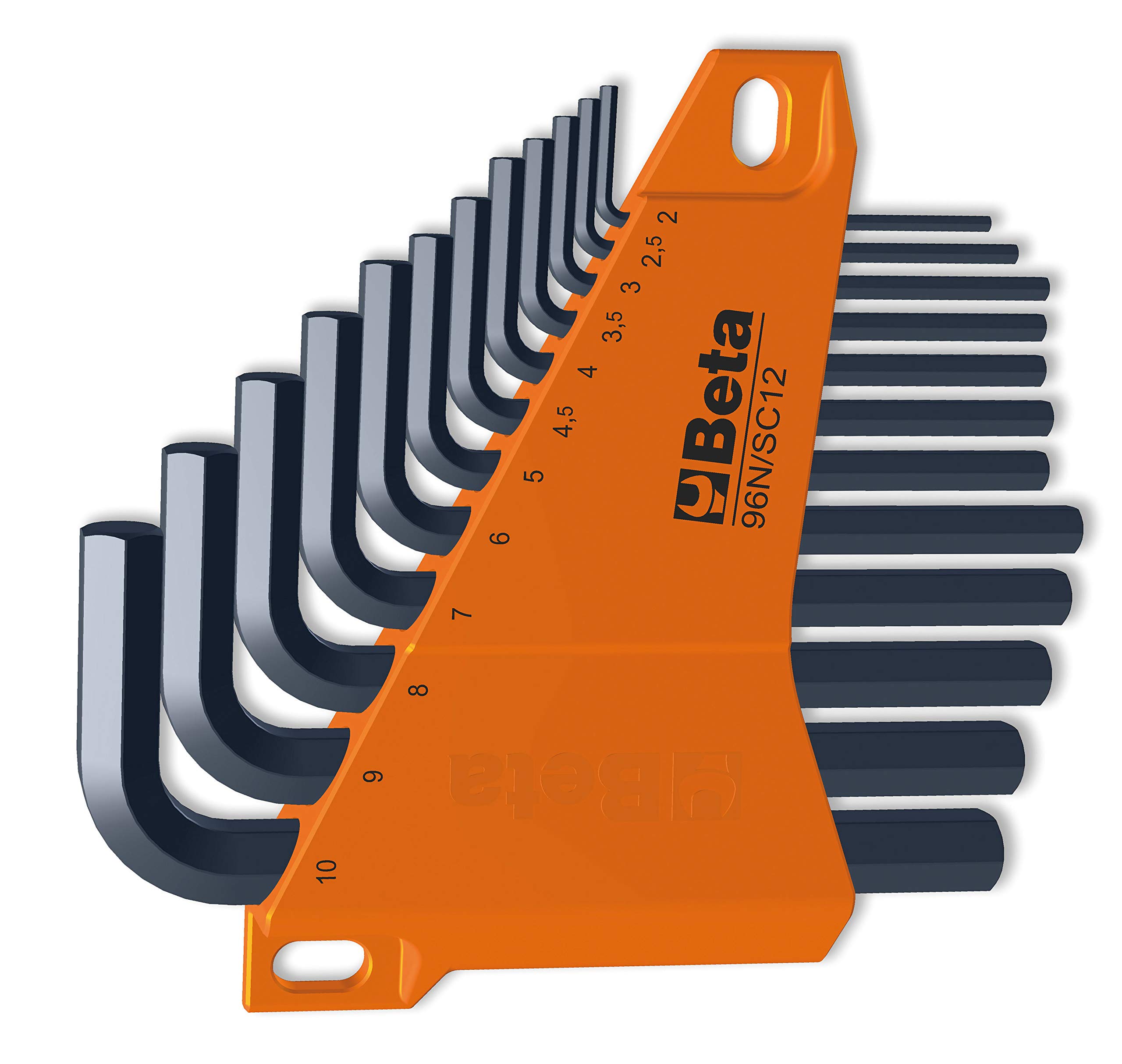 Beta 960661 Model 96 N/SC12 Set of 12 Offset Hexagon Key with Support