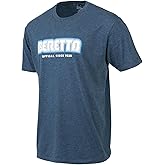 Beretta Men's Retro 2.0 SS Casual Durable Active Wear Ribbed Crew Neck Logo Print Double Needle Hems Short Sleeve T-Shirt