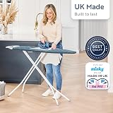Minky Large Ironing Board 122 x 38 cm Universal Height UK Made view 6