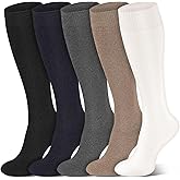 FuelMeFoot Warm Knee High Socks For Men - Thermal Cotton Socks For Hiking, Work, Winter, Gifts