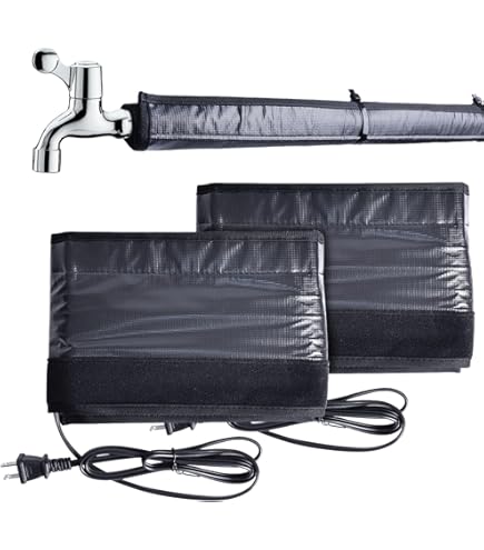 38.5" Heat Tape For Water Pipes - 120V Electric Pipe Heater Blanket, Waterproof Freeze Protection Up To 120°F