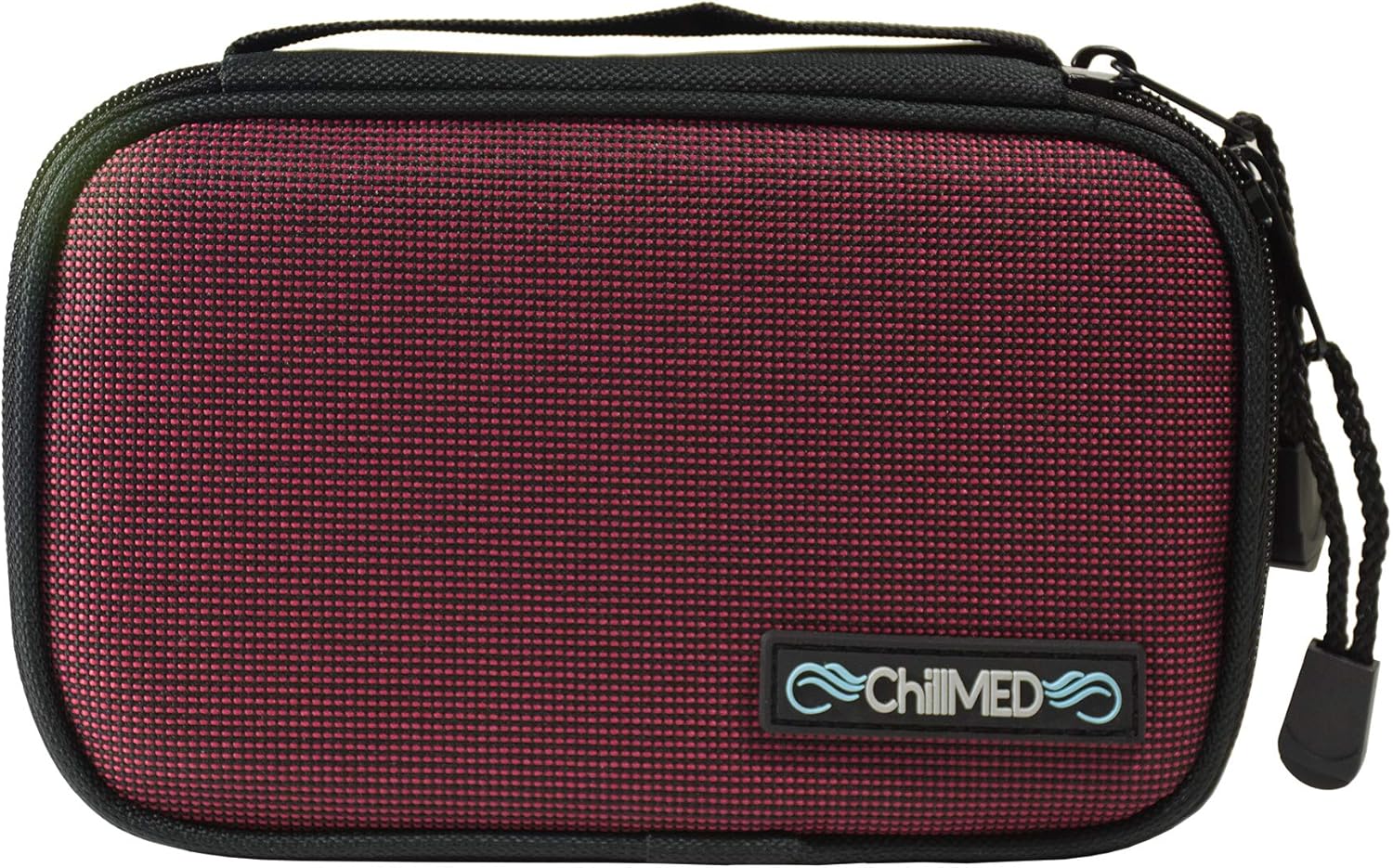 ChillMED to-Go Medication Kit - Compact Cooler Bag to Organize Insulin, Migraine Medication, and More - Includes 3 oz Reusable Cold Pack - Up to 3 Hours of Cool Time (Slate): Health & Personal Care