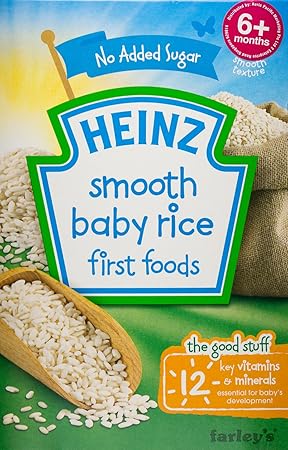 heinz baby rice cereal