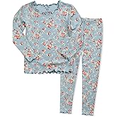 Vaenait baby 6M-12Y Infant Kids Toddler Girls Boys Soft Comfy Modal Tencel Sleepwear Pajamas 2pcs Set