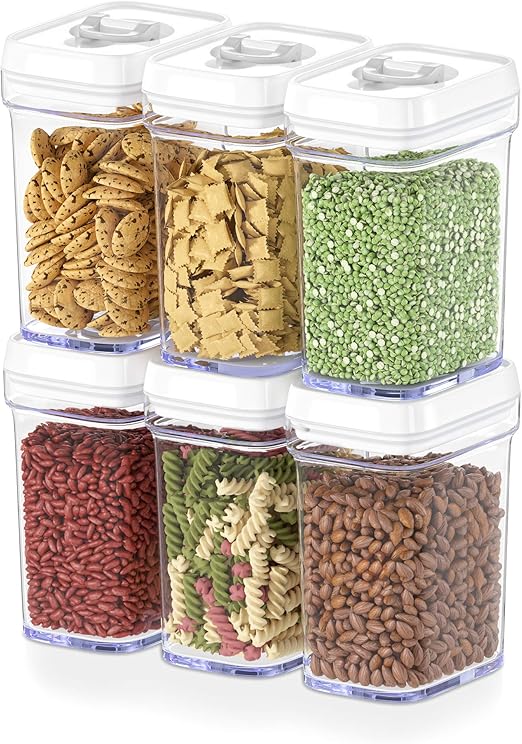 Amazon Com Dwellza Kitchen Airtight Food Storage Containers With