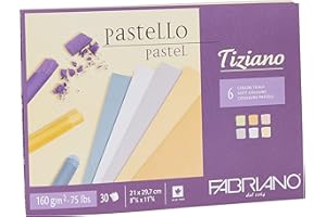Fabriano Autre Pastel Paper Blocks, 21 x 29,7 x 0,5 cm, Multicolor