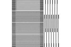 5 Inch Metal Cutting Scroll Saw Blade Pin End, 65 Pack, Replacement for Wen 3921, Delta, Ryobi, Dremel, Craftsman, Penn State