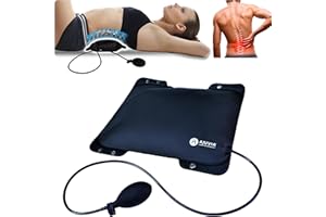 AJUVIA Lumbar Decompressor Portable Lumbar Traction Device, Back Pain Pillow for Sleeping, Fast Relief for Herniated Disc, Sc