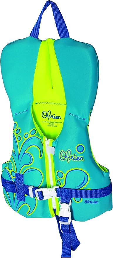 Amazon Com O Brien Girls Infant Neoprene Life Jacket Infant Sports Outdoors