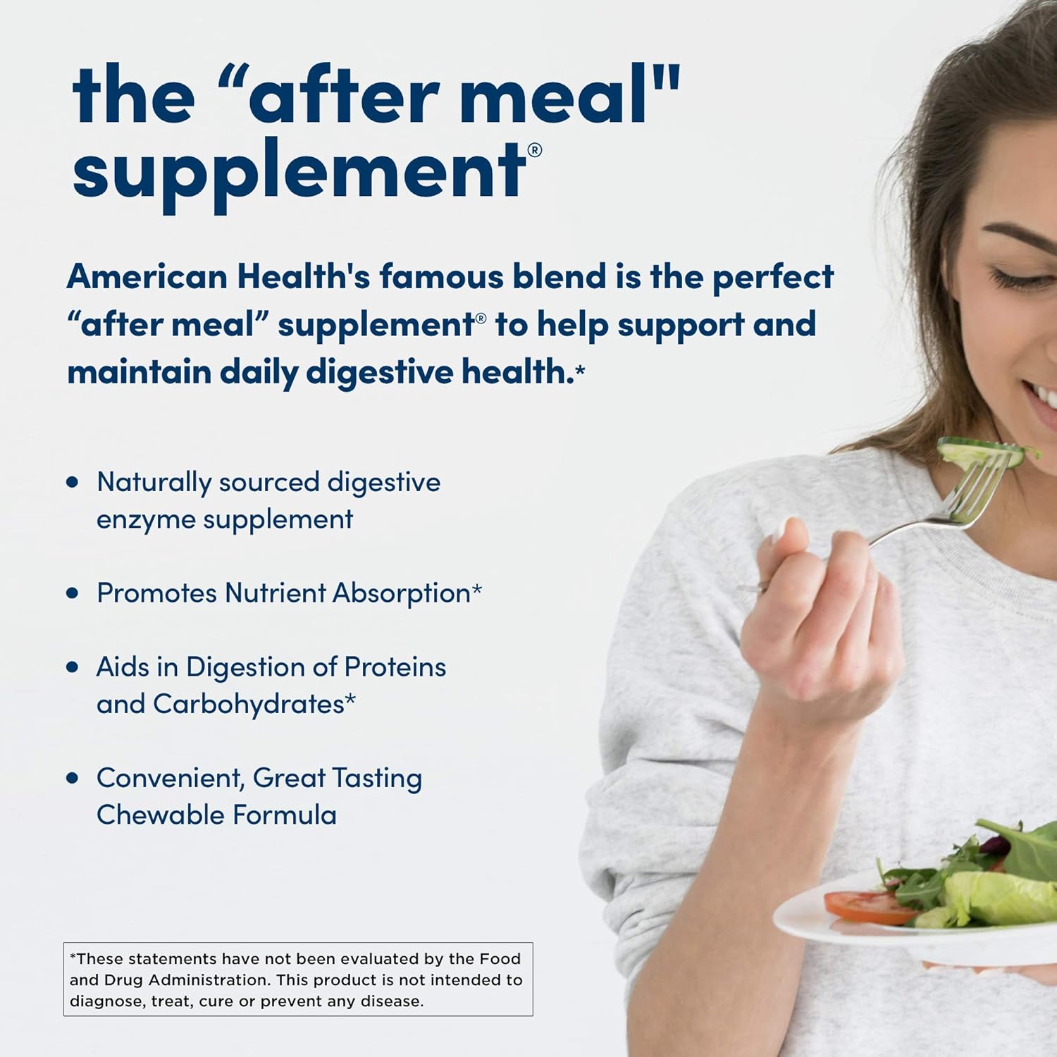 American Health Original Papaya Enzyme Chewable Tablets - Promotes Nutrient Absorption and Helps Digestion - 600 Count (200 Total Servings): Health & Personal Care
