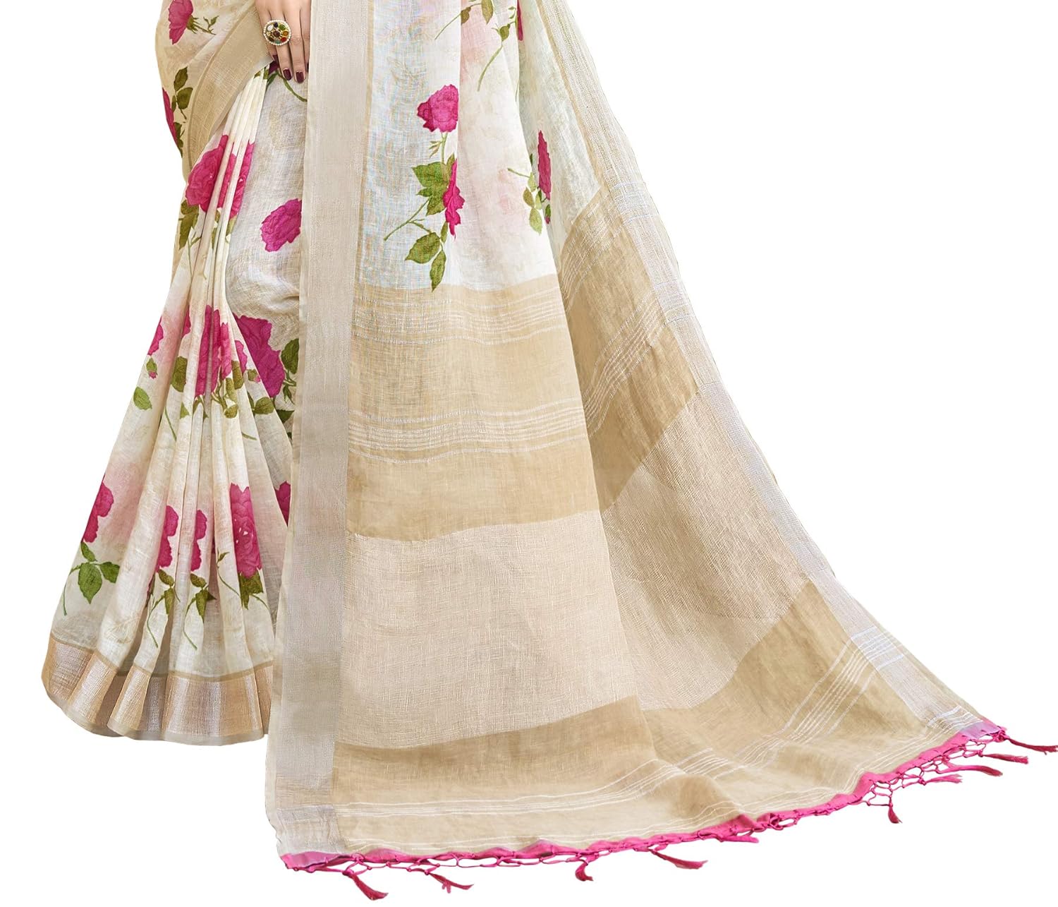 linen sarees below 1500