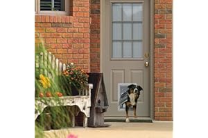 IDEAL PET PRODUCTS SINCE 1979 Ideal Pet Products Designer Series Ruff-Weather Pet Door with Telescoping Frame, Medium 7.25" x 13" Flap Size