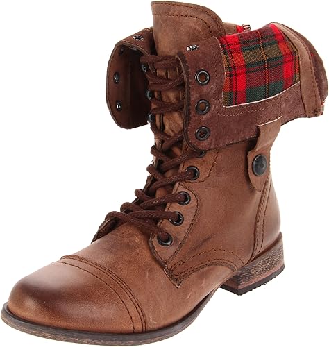 steve madden plaid boots