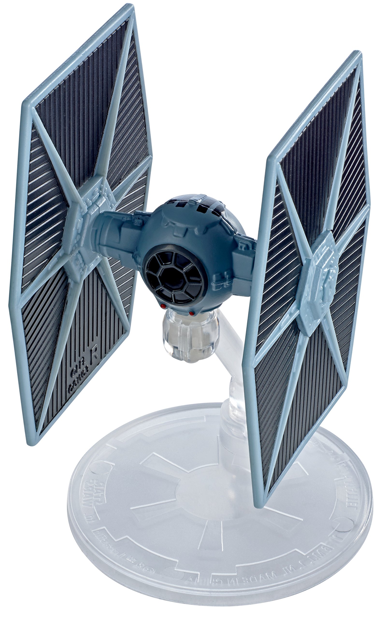 Star Wars Hot Wheels Tie Fighter blue mit Aufsteller Raumschiff Tie Fighter