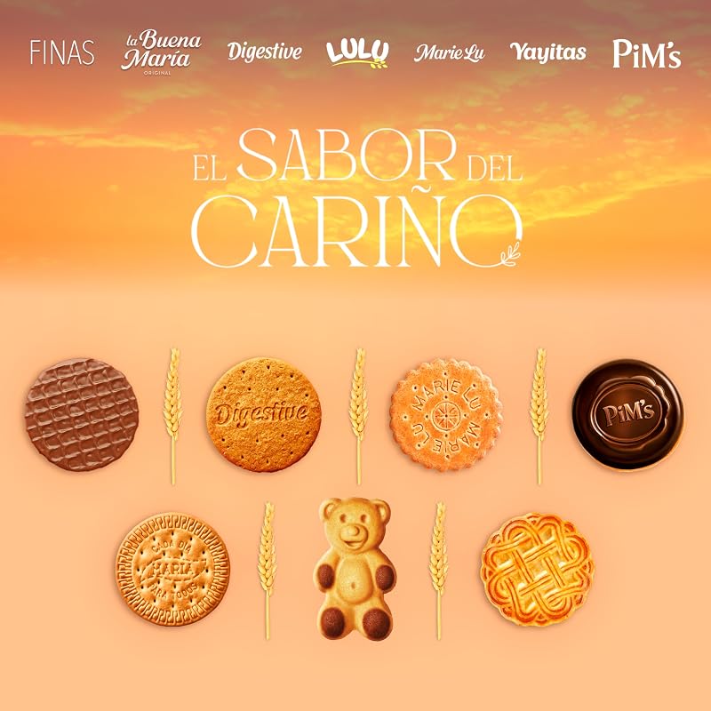 Yayitas Galletas con Miel, 14 bolsas de 250g