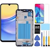 ZTOOYO for Samsung Galaxy A15 4G / 5G A156 Screen Replacement with Frame | ZTOOYO For Samsung A15 Screen Replacement kit A156u1 A156w A156f A155m LCD Display Digitizer Touch Screen Assembly
