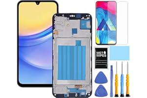 ZTOOYO for Samsung Galaxy A15 5G Screen Replacement for Samsung A15 Screen Replacement with Frame kit for Samsung A15 4G / 5G A156u A156m s156vl A156w LCD Touch Display digitizer Assembly 6.6 Inch