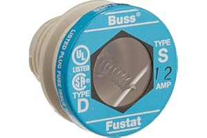 Cooper Bussmann S-12 FUSTAT DUAL ELEMENT PLUG
