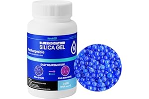 MENDELEEV STYLE 2 LB Blue Silica Desiccant Beads - Indicating Silica Gel Beads Drying Silica Beads Reusable Silica Gel Desiccant Dehumidifier