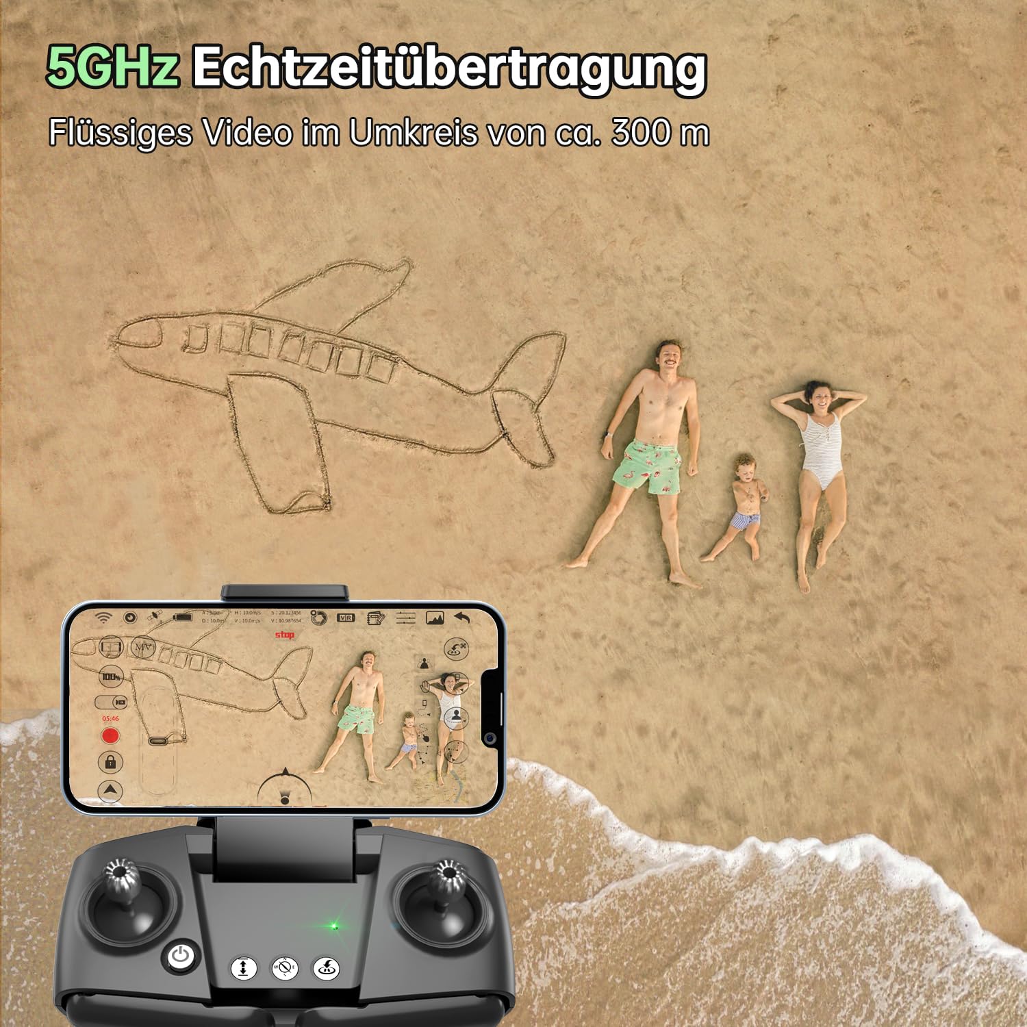 Loolinn | Drohne mit Kamera 4K als Geschenk für Einsteiger ab 14 Jahren - <250g, 50 Minuten Flugzeit, Zwei Akkus, 4K Fotos, 2K Videos, Intelligenter GPS-Rückflug, Geprüftes C0-Zertifikat(Geschenkidee) 7
