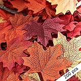 SMYLLS 200pcs Artificial Autumn Maple