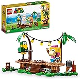 LEGO Super Mario Dixie Kong’s Jungle Jam Expansion Set 71421, Super Mario Gift Set for Boys and Girls Ages 7-9, Buildable Toy