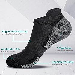 Lapulas Athletic Running Ankle Socks, Low Cut