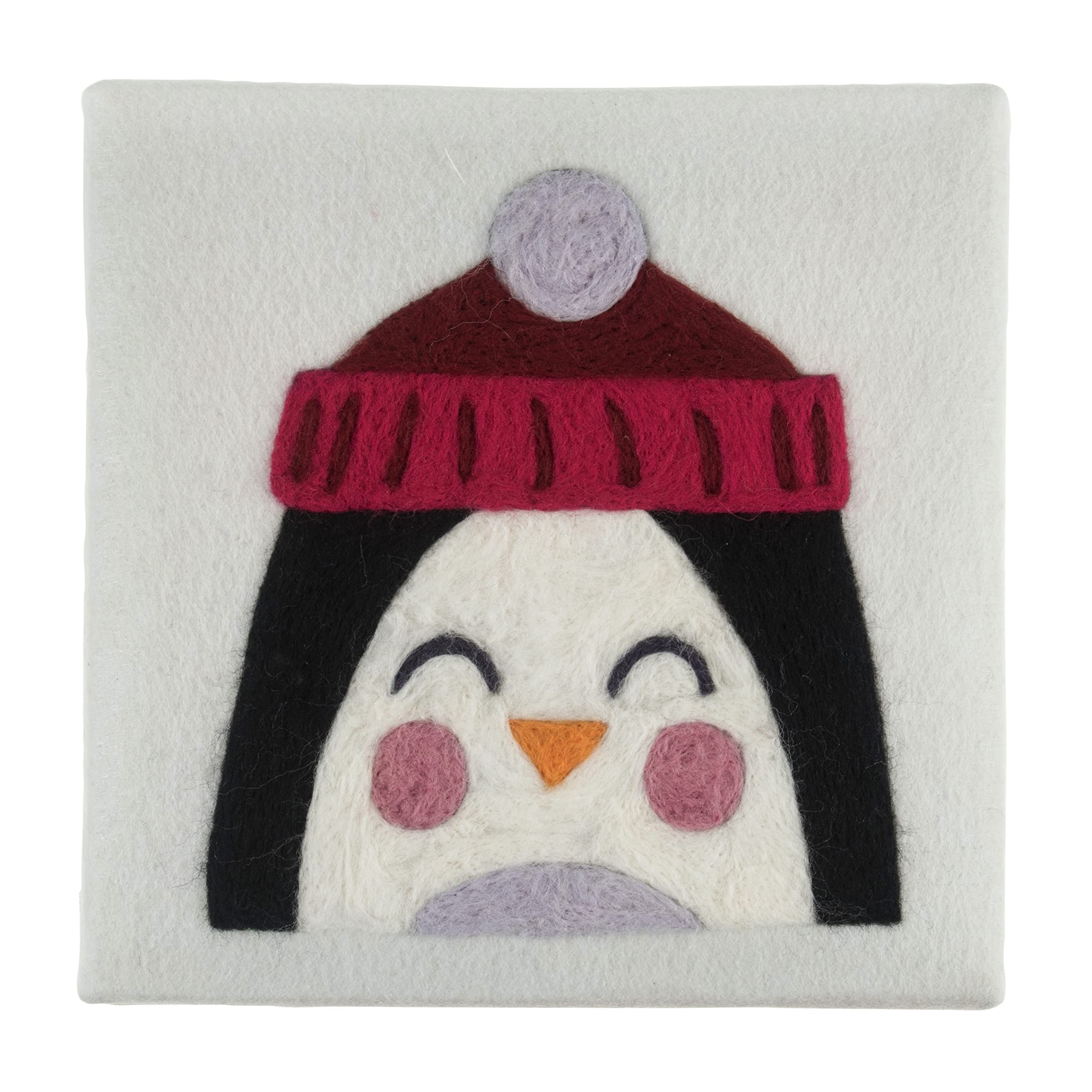 Trimits Needle Felting Frame Kit, 20.3 x 20.3cm/8 x 8, Penguin