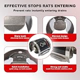 Roshield Rat Drain Guard 4"/110mm Stainless Steel One-Way Flap view 5