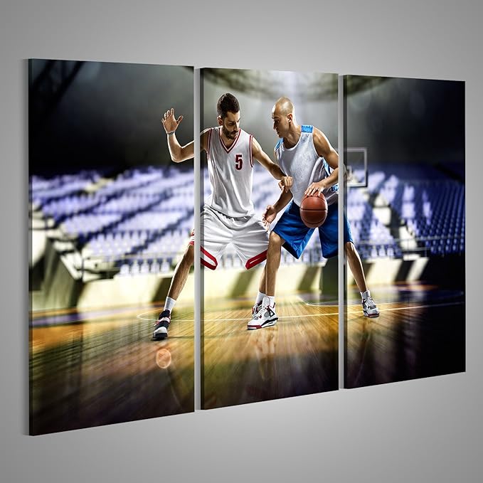 islandburner Cuadro Cuadros Dos Jugadores de Baloncesto de ...