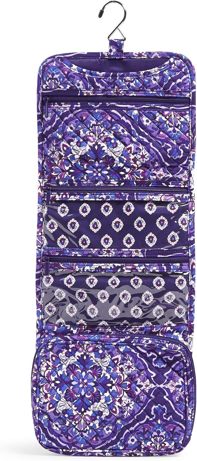Vera Bradley Iconic Compact Hanging Organizer, Signature Cotton, Regal