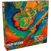 Buffalo Games - Ursula Goff - Swirl Patina - 300 Piece Jigsaw Puzzle for Adults Challenging Puzzle Perfect for Game Nights - 