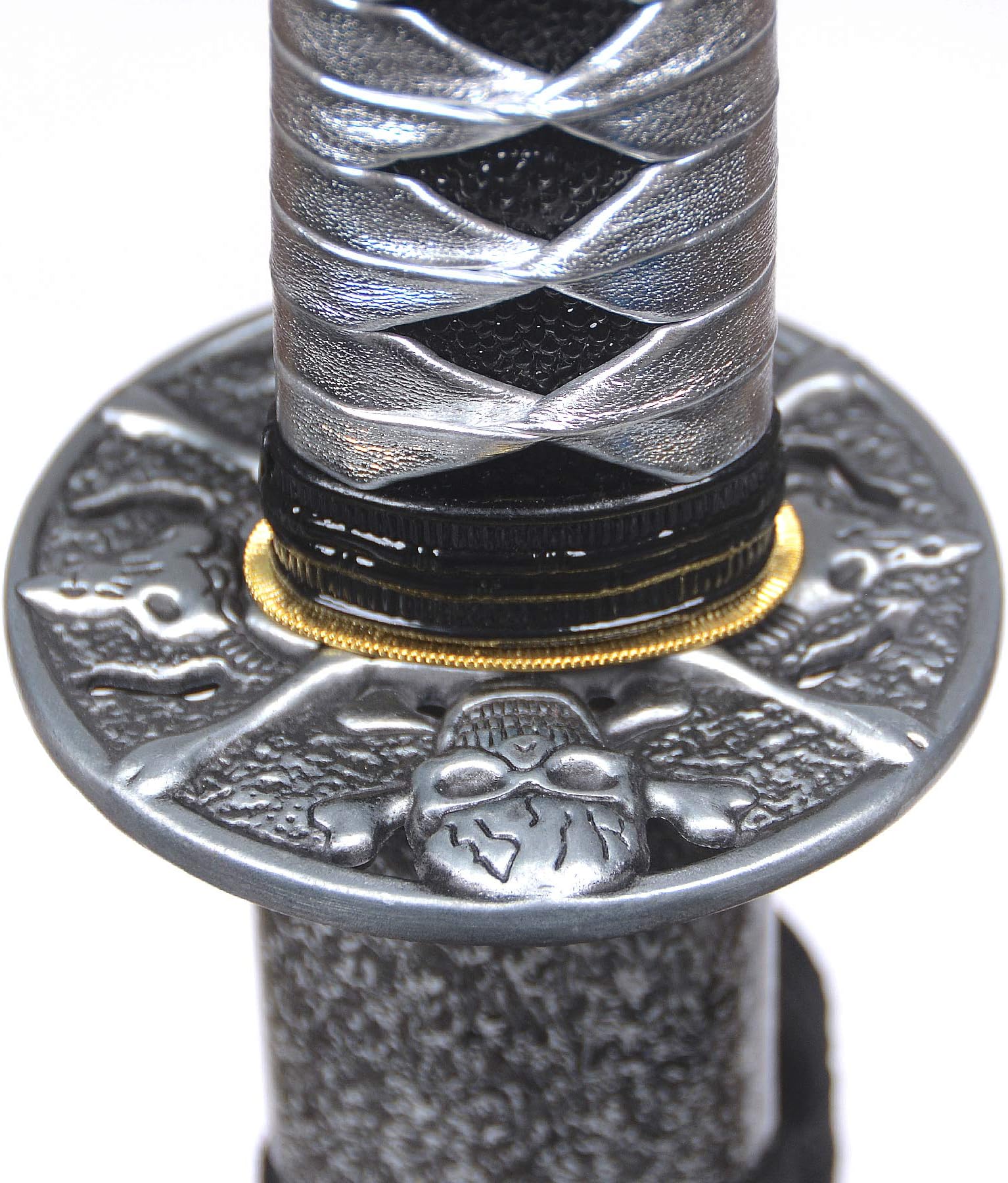 Kasne Handmade Katana Japanese Samurai Sword，1095 High Carbon Steel/Damascus Steel, T10 Heat Tempered/Clay Tempered,Full Tang Functional,Hand Forged,Razor Sharp,Battle Ready