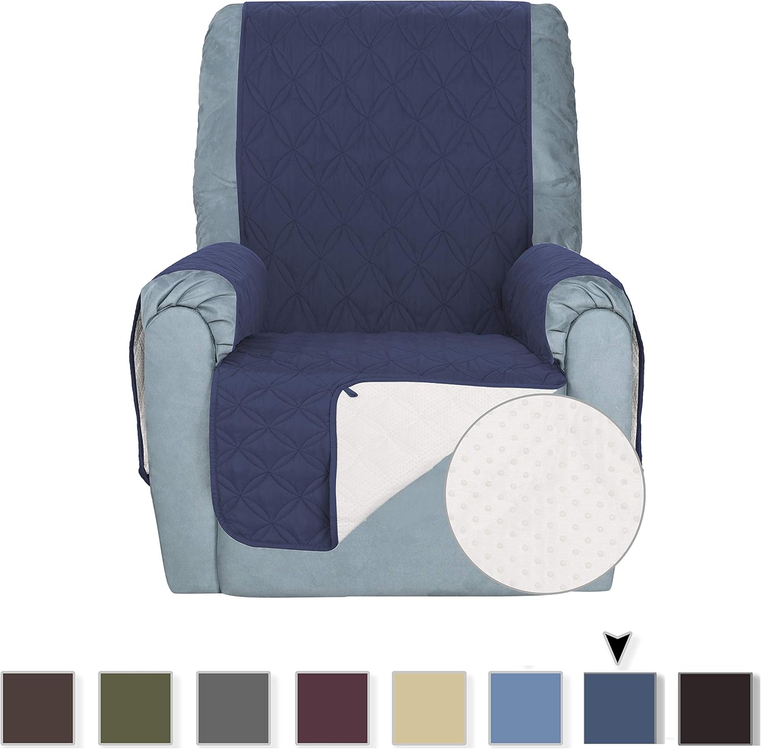 SOFTOWN Recliner Chair Cover Non-Slip Recliner Sofa Cover 100% Waterproof Furniture Protector Couch Covers for Dog Pets: Home & Kitchen