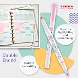 Zebra Pen Mildliner Dual Tip Fluorescent Highlighters 5 Pack Pastel view 3