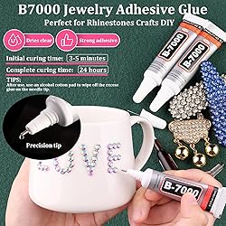 Resin Rhinestones for Crafting with B7000 Jewelry